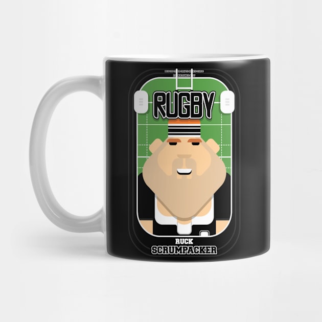 Rugby Black - Ruck Scrumpacker - Josh version by Boxedspapercrafts